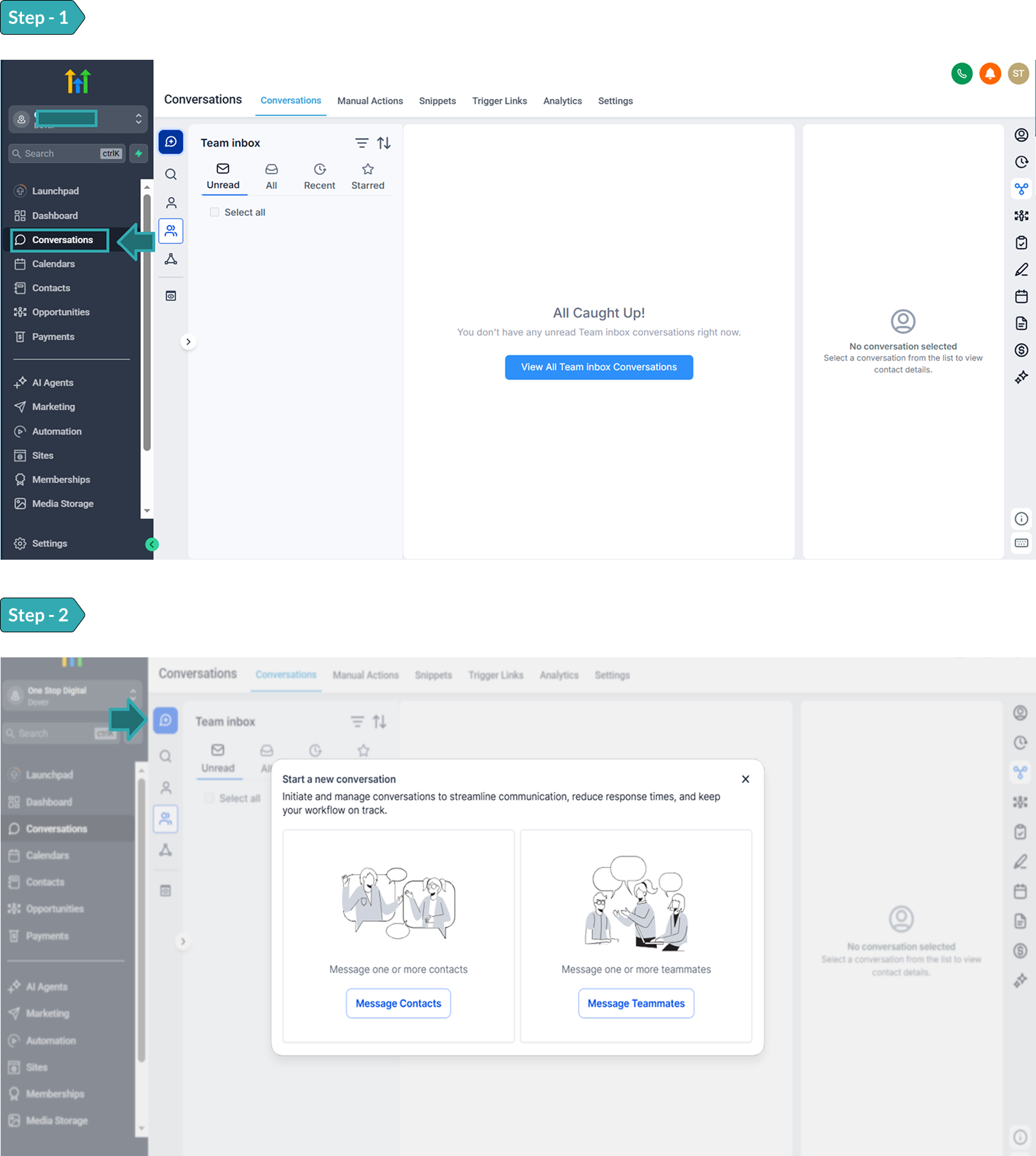 Configure Conversations