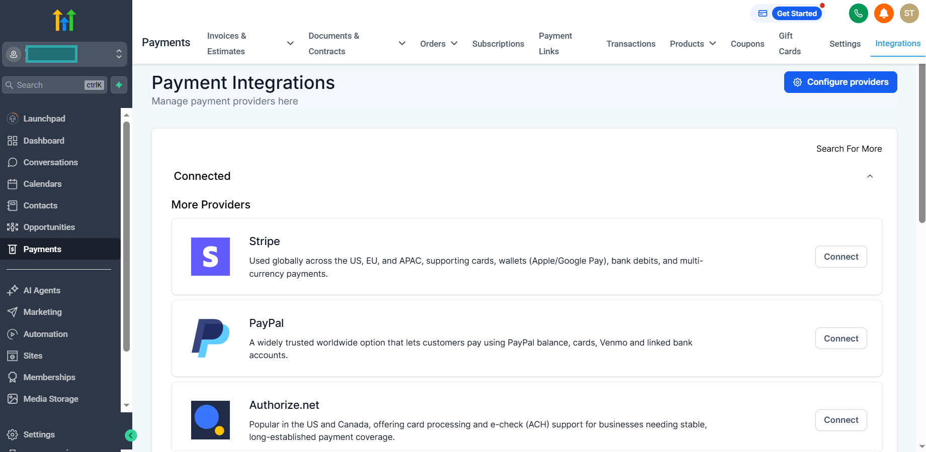 payment integration
