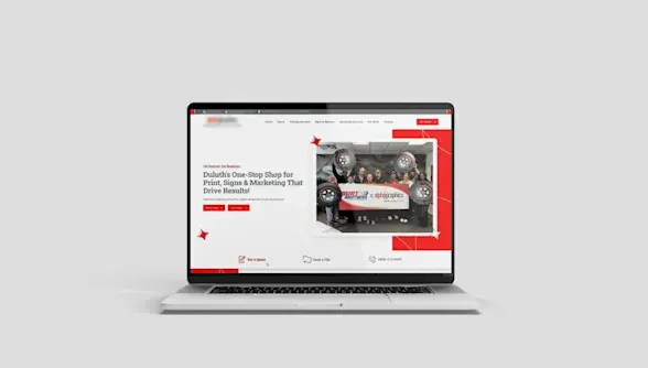 Web Design portfolio sample