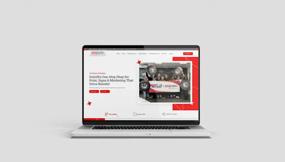 Web Design portfolio sample